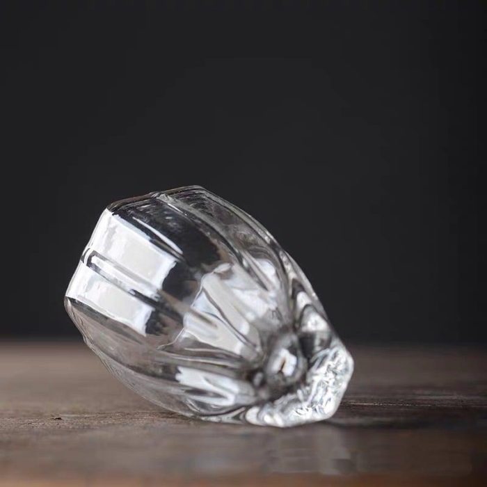 Japanese High Temperature Resistant Diamond-shaped Small Glass Tea Cup - 6 pcs - Image 2