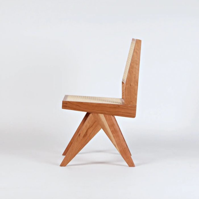 Akai Rika - Cherry Wooden & Rattan Side Chair | Dining Chair - Image 4