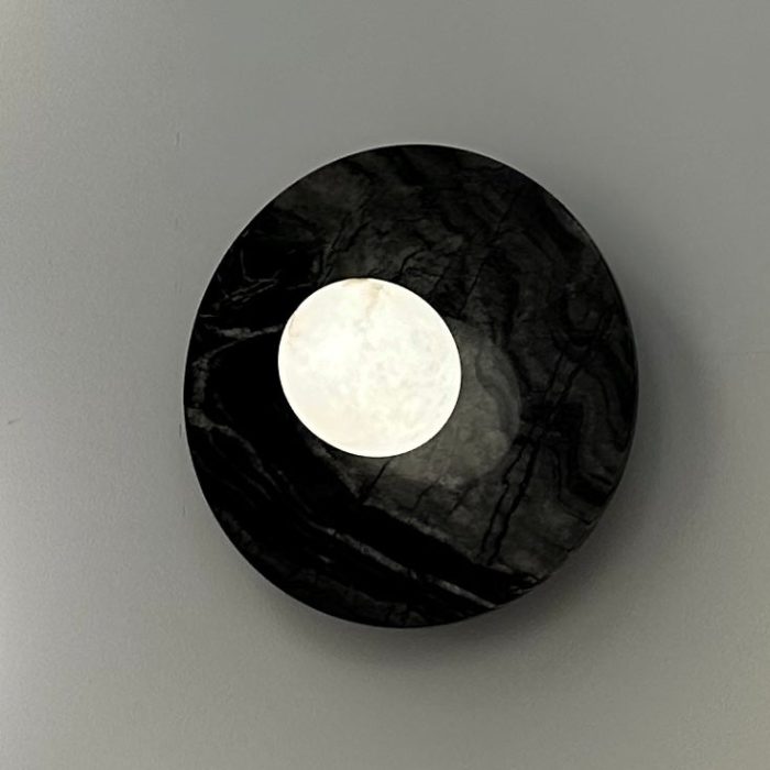 MD230mm Spanish Marble Flat Disc Ceiling / Wall Lamp | Sconces - Image 8