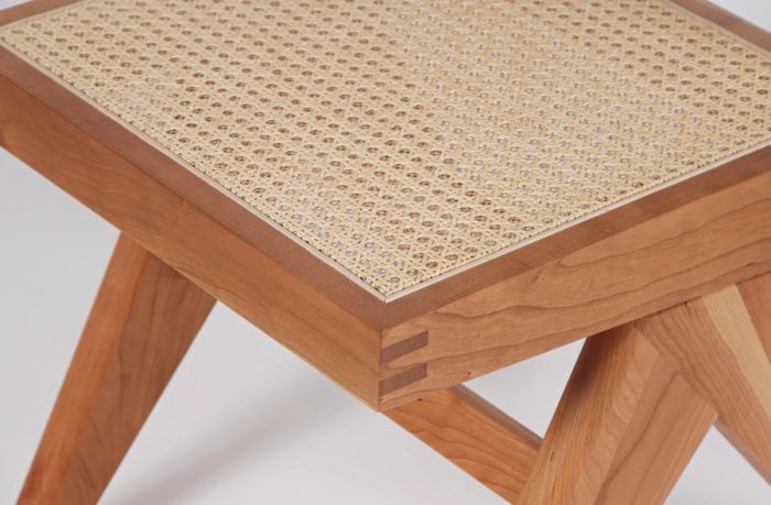 Akai Rika - Cherry Wooden & Rattan Side Chair | Dining Chair - Image 8