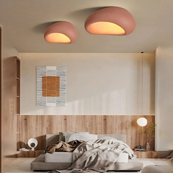 Aoshi - B | Wabi-sabi Style Resin Ceiling / Wall Lamp - Image 7