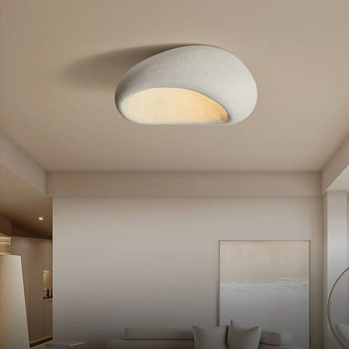 Aoshi - B | Wabi-sabi Style Resin Ceiling / Wall Lamp - Image 4
