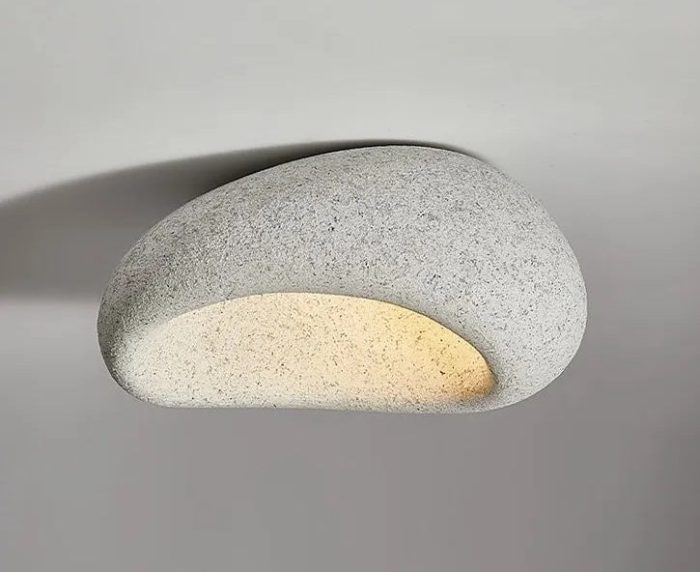 Aoshi - B | Wabi-sabi Style Resin Ceiling / Wall Lamp - Image 11