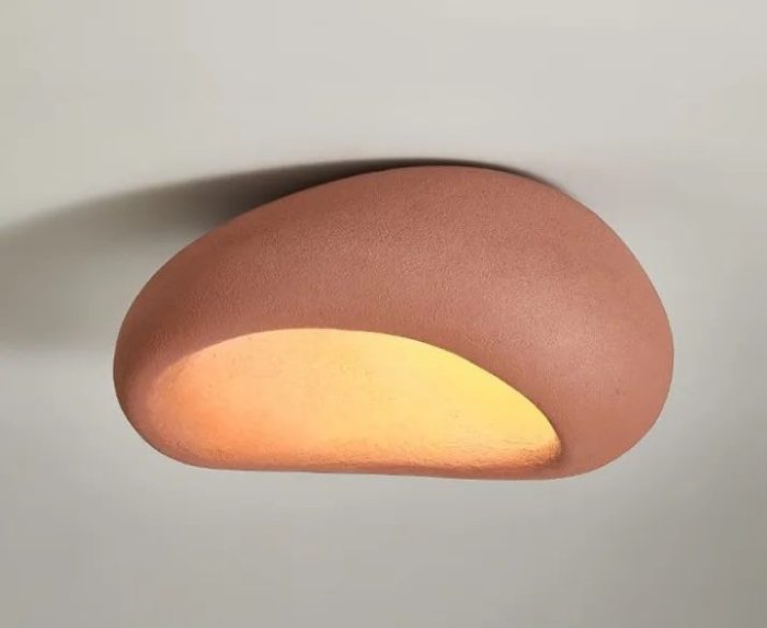 Aoshi - B | Wabi-sabi Style Resin Ceiling / Wall Lamp - Image 9
