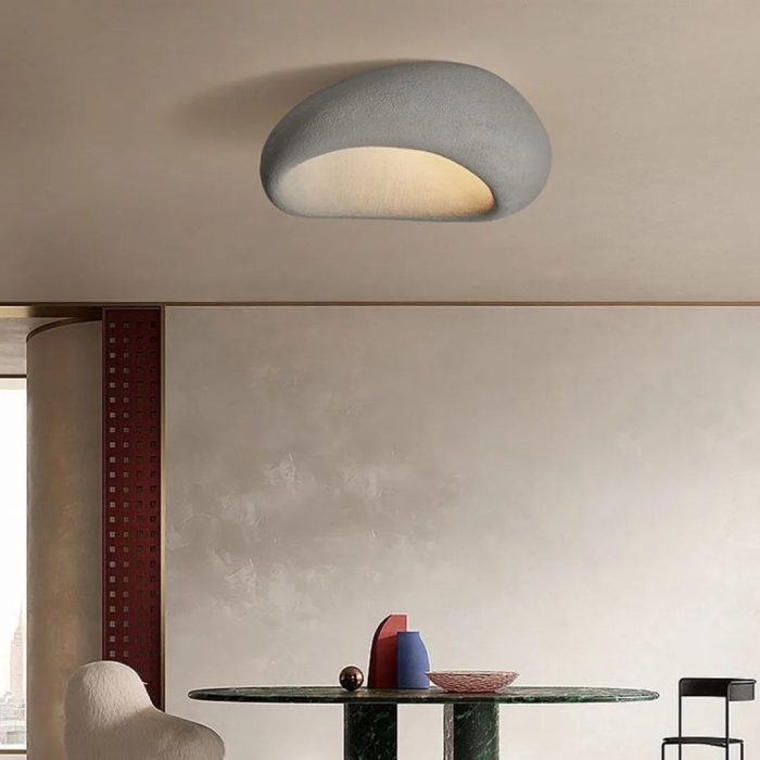 Aoshi - B | Wabi-sabi Style Resin Ceiling / Wall Lamp - Image 2