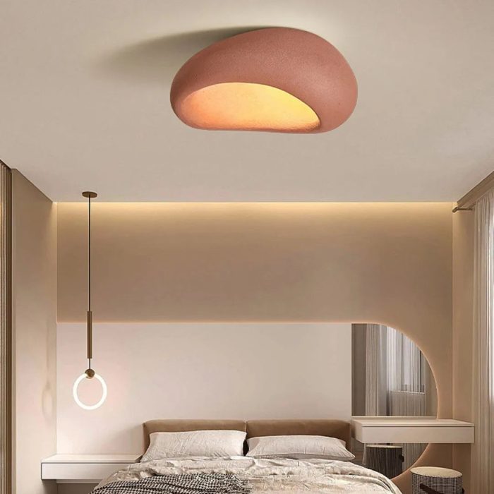 Aoshi - B | Wabi-sabi Style Resin Ceiling / Wall Lamp - Image 3