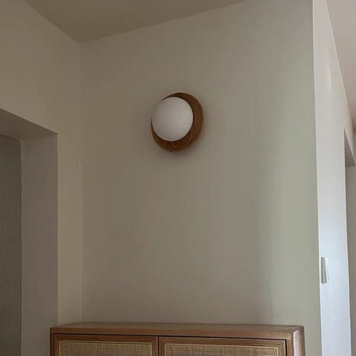 WD20 Wooden USB Rechargeable Cordless Sconce - Image 8