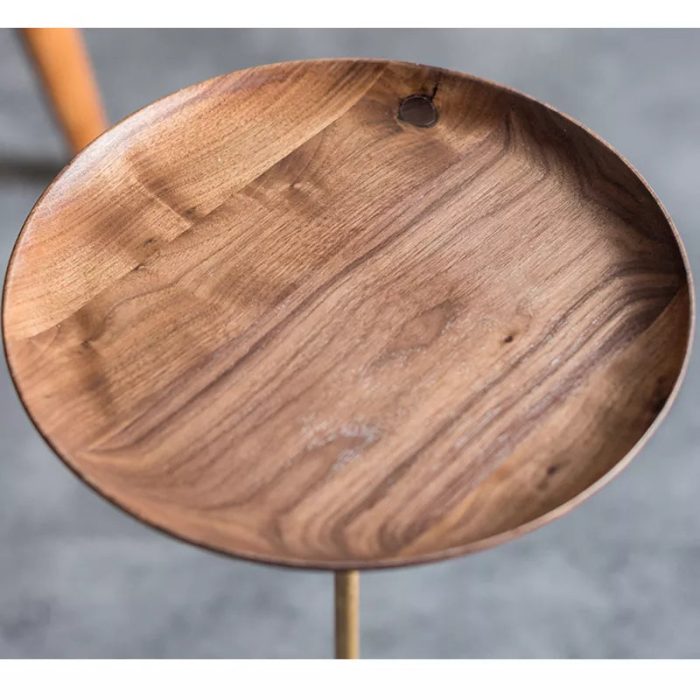 Saiya - Black Walnut Side Table | Accent Table - Image 4