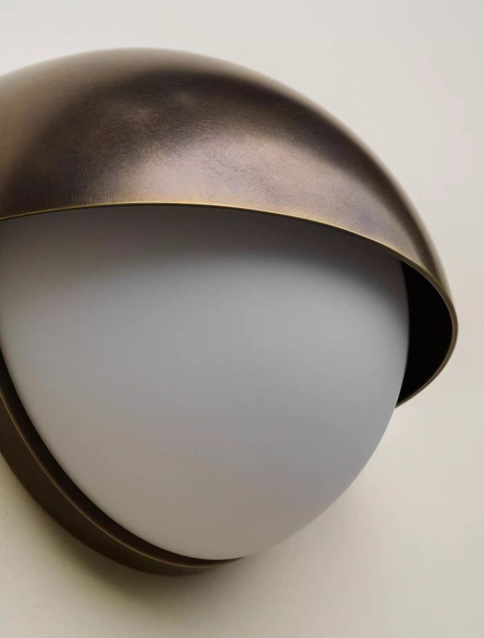 Knight Sconce | Copper Glass Wall / Corridor Light - Image 5