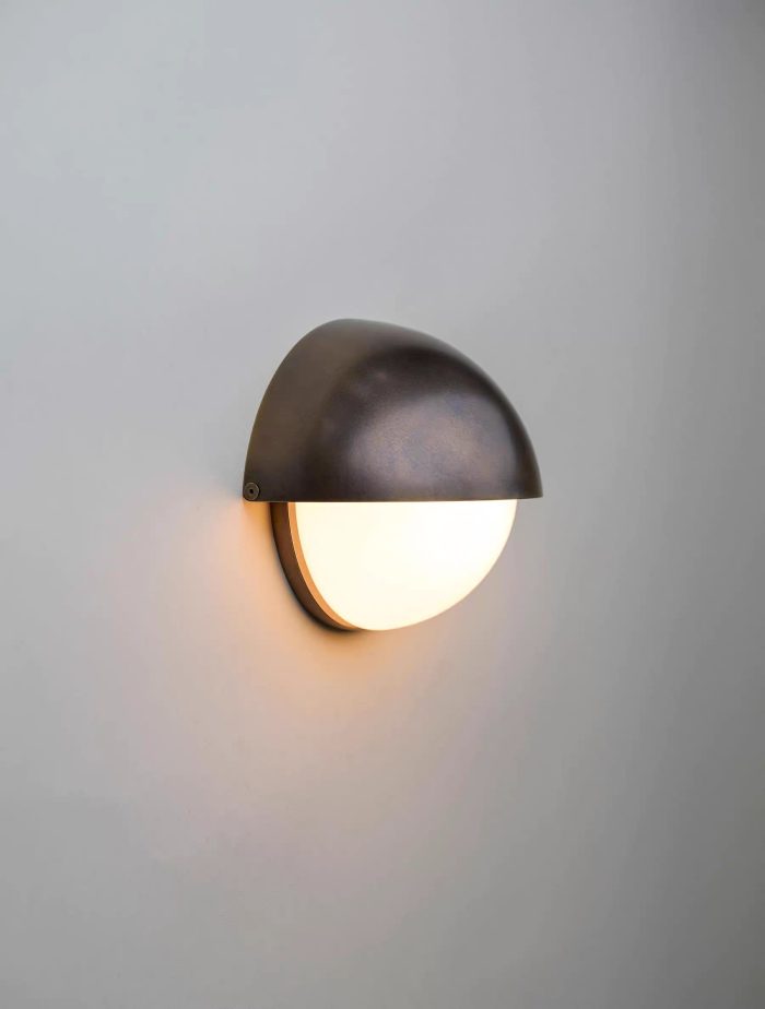 Knight Sconce | Copper Glass Wall / Corridor Light - Image 4
