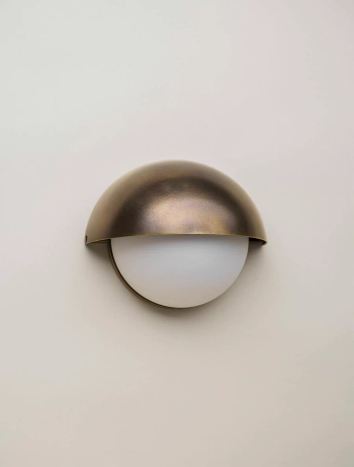 Knight Sconce | Copper Glass Wall / Corridor Light - Image 3
