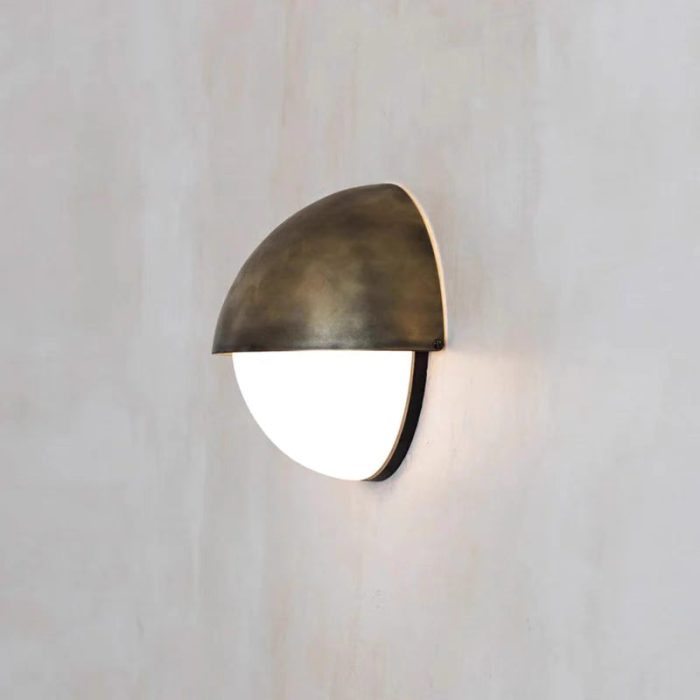 Knight Sconce | Copper Glass Wall / Corridor Light - Image 6