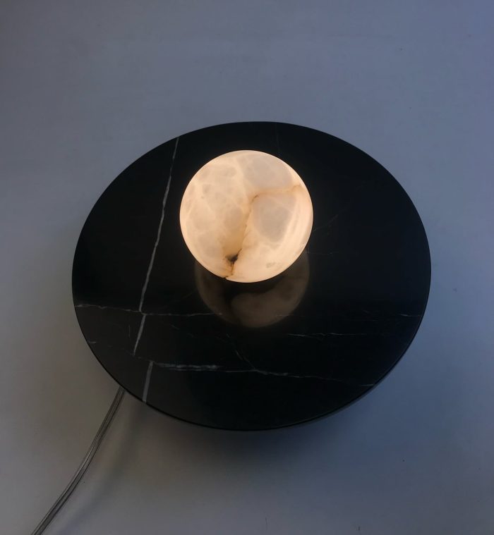 MD230mm Spanish Marble Flat Disc Ceiling / Wall Lamp | Sconces - Image 9