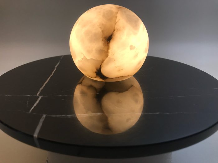 MD230mm Spanish Marble Flat Disc Ceiling / Wall Lamp | Sconces - Image 10