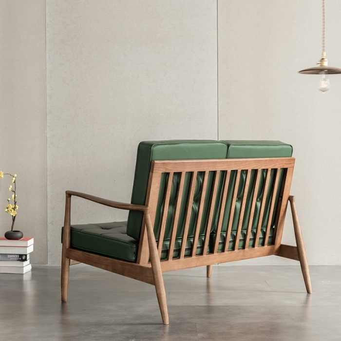 Danmer - Solid Ash Wood & Leather Armchair ?? Reading Chair - Image 11