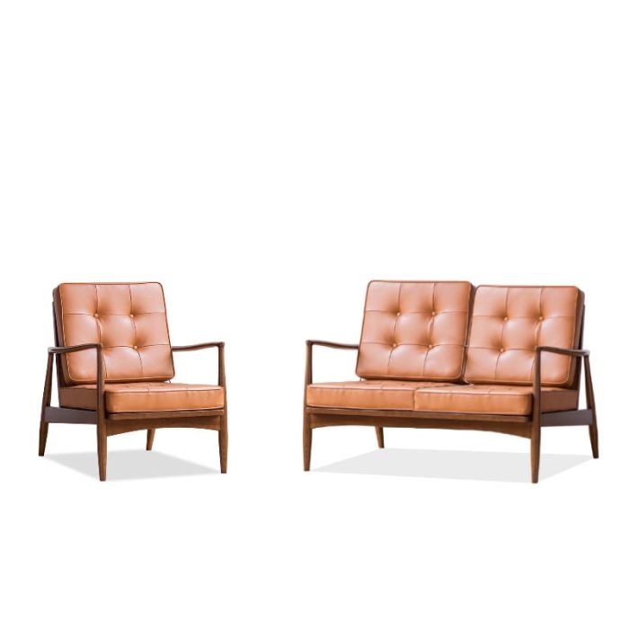Danmer - Solid Ash Wood & Leather Armchair ?? Reading Chair - Image 15