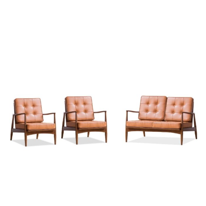Danmer - Solid Ash Wood & Leather Armchair ?? Reading Chair - Image 16