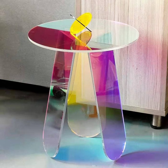 Manzo - Acrylic Side Table - Image 4