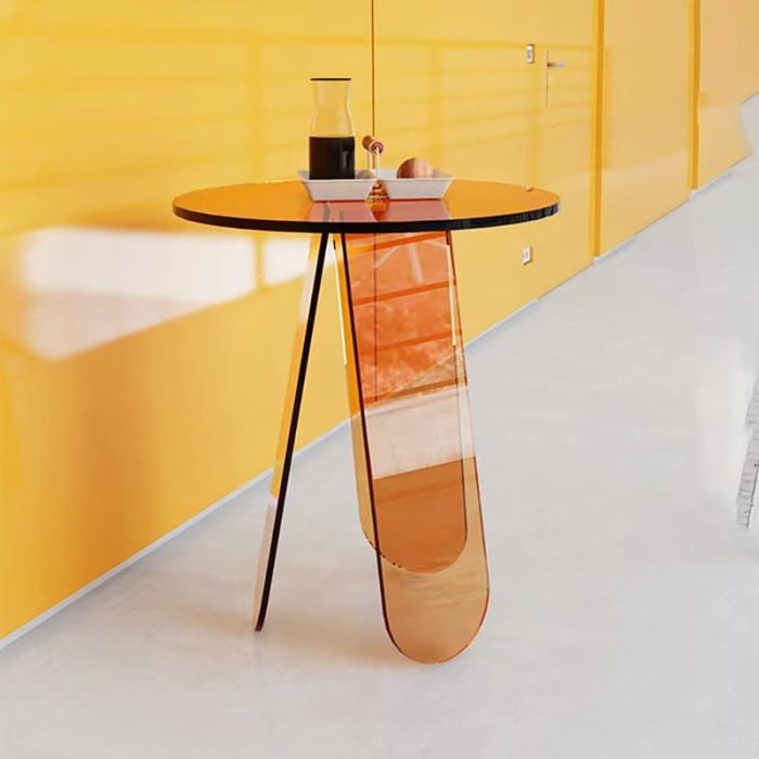 Manzo - Acrylic Side Table - Image 3