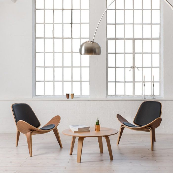 MP Shell Chair - Classic Lounge Chair | Reading Chair in Leather - Image 11