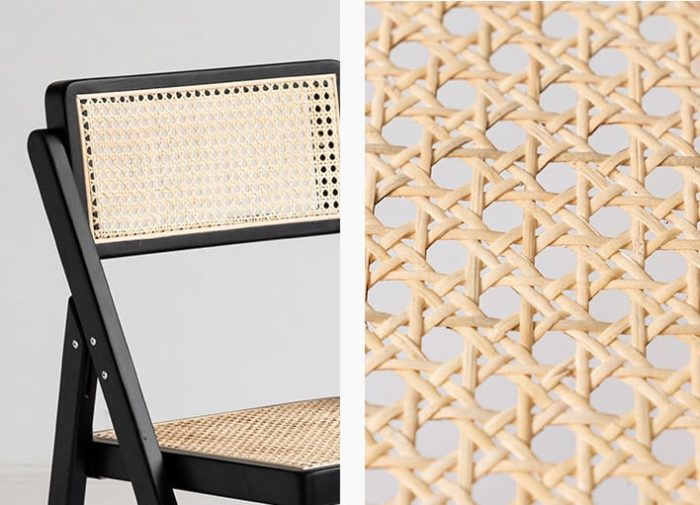 Akai Rika - Solid Wood & Rattan Dining Chair | Folding Chair - Image 16