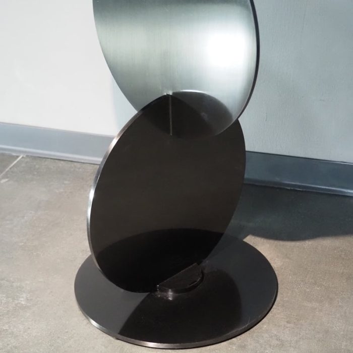 Elijah - Stainless Steel Geometric Side Table - Image 10