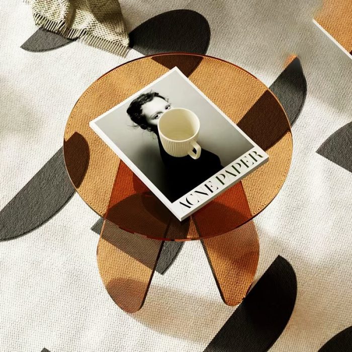 Manzo - Acrylic Side Table - Image 2