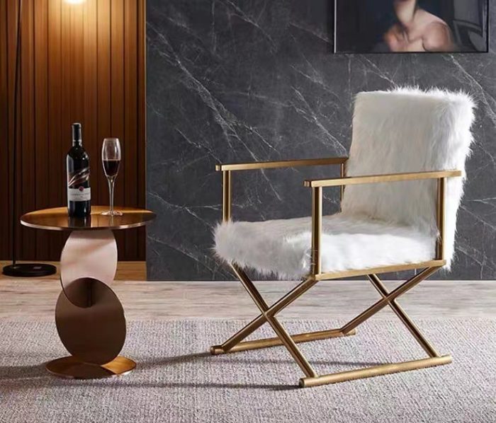 Elijah - Stainless Steel Geometric Side Table - Image 11
