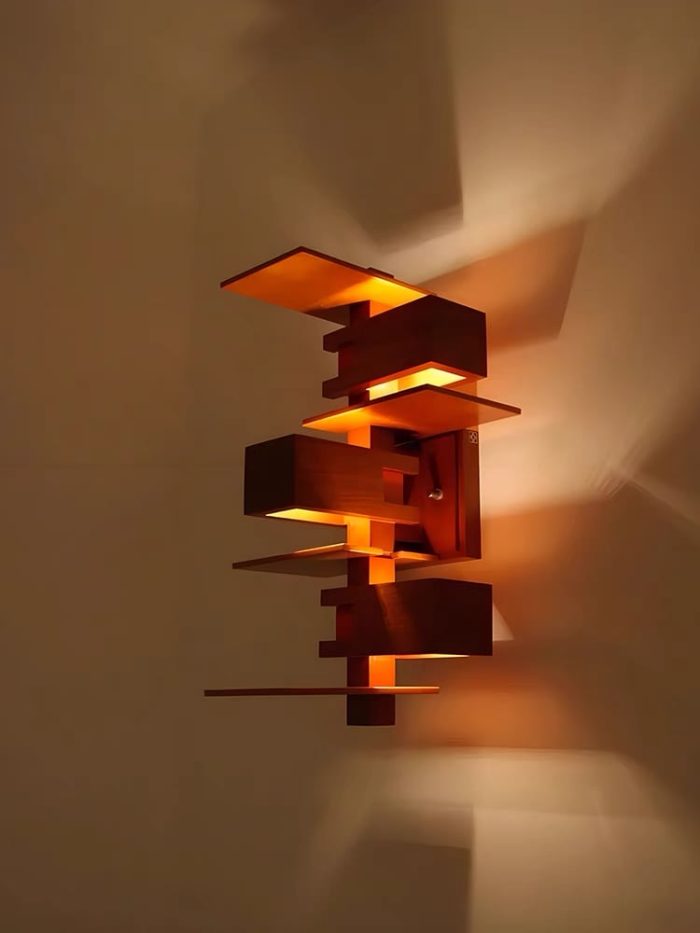 Taliesin Oak Wall Lamp - Image 12