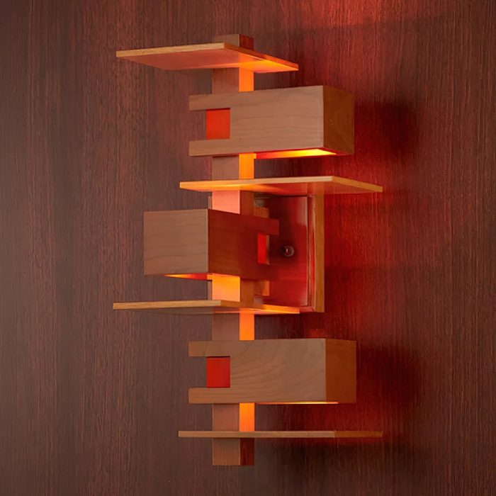 Taliesin Oak Wall Lamp - Image 6