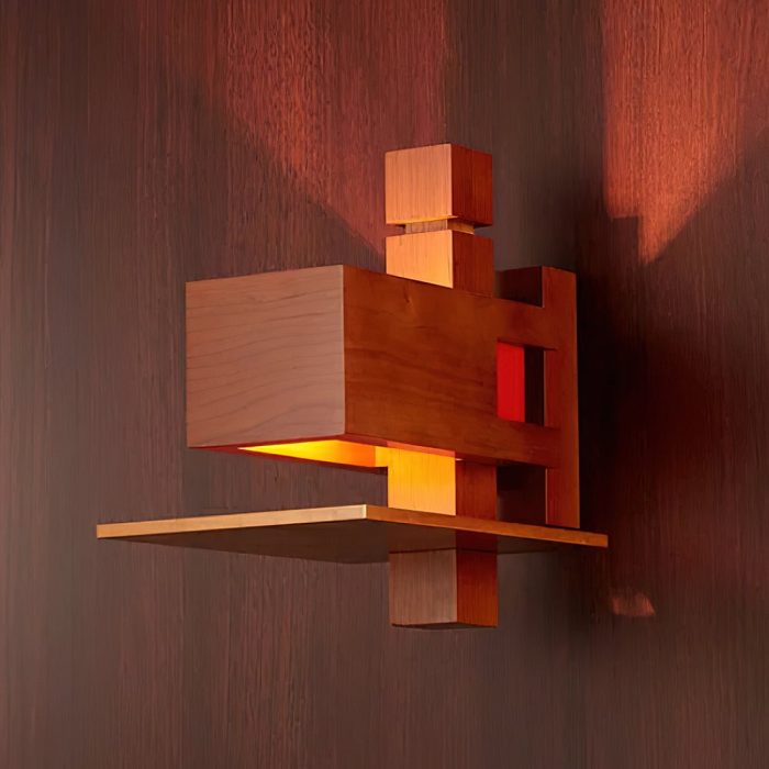 Taliesin Oak Wall Lamp - Image 10