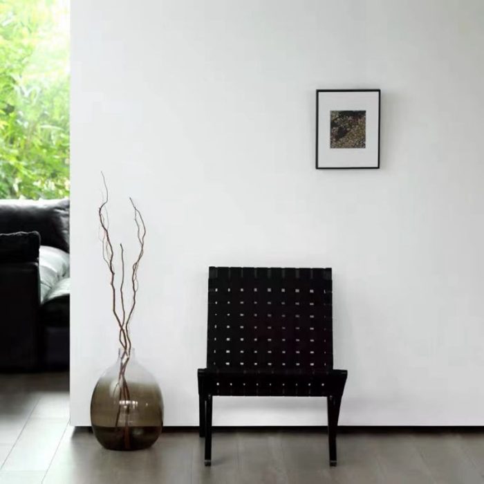 Tomomi-CW Folding Lounge Chair - Solid Wood & Canvas Woven - Image 2