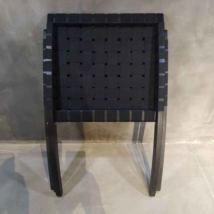 Tomomi-CW Folding Lounge Chair - Solid Wood & Canvas Woven - Image 6
