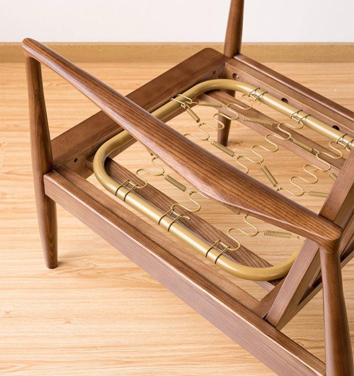 Danmer - Solid Ash Wood & Leather Armchair ?? Reading Chair - Image 8