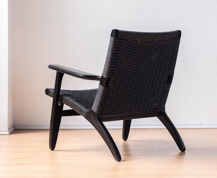 Kojii- Solid Ash Wood & Kraft Paper Rope Armchair ?? Reading Chair - Image 10
