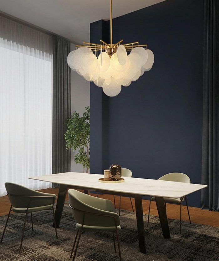 Postmodern Glass Wind Chime Handmade Chandelier / Pendant Light - Image 8