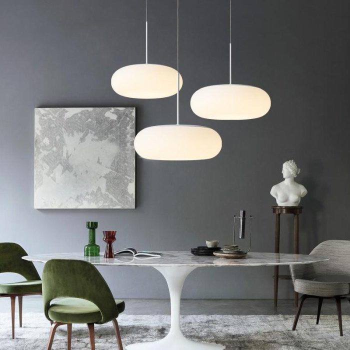 Resin Round Pendant Light - Image 2