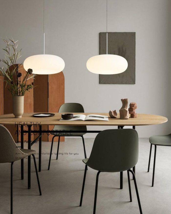Resin Round Pendant Light - Image 3